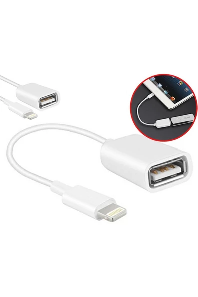 Concord Jh-0514 Iphone Lightning Usb Çevirici Apple Ipad Otg Dönüştürücü Adaptör