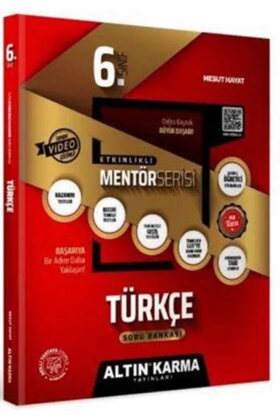Altın Karma Yayınları 6.Sınıf Türkçe Etkinlikli Kazanım Soru Bankası