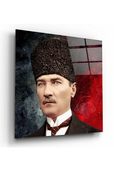 Atatürk Dekoratif ve Modern Cam Tablo ürün görseli