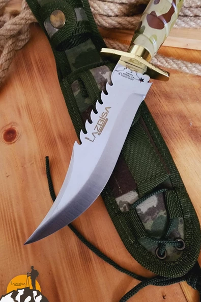 Outdoor Kamp Bıçağı Çakısı Kılıflı Piknik Bıçak Çakı Mutfak Bıçağı ( KMD-458 ) - 3