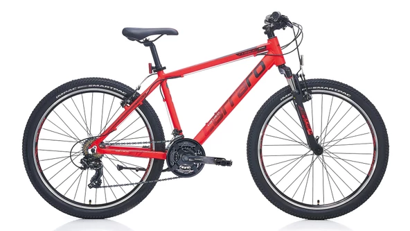 Carraro Force 700 V Fren 21 Vites 27,5 Jant Dağ Bisikleti Mat Kırmızı Siyah Beyaz 48 Kadro