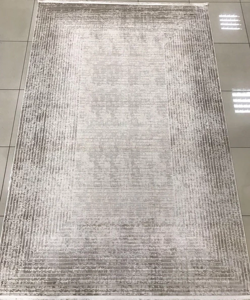 Merinos Halı Rayon 69682 070 Serisi Salon Oturma Yatak Odası Halısı - Resim 3