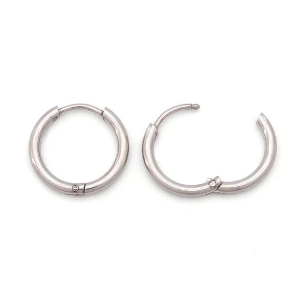 Çelik Halka Küpe Düz Halka Model UNK-821 ürün görseli