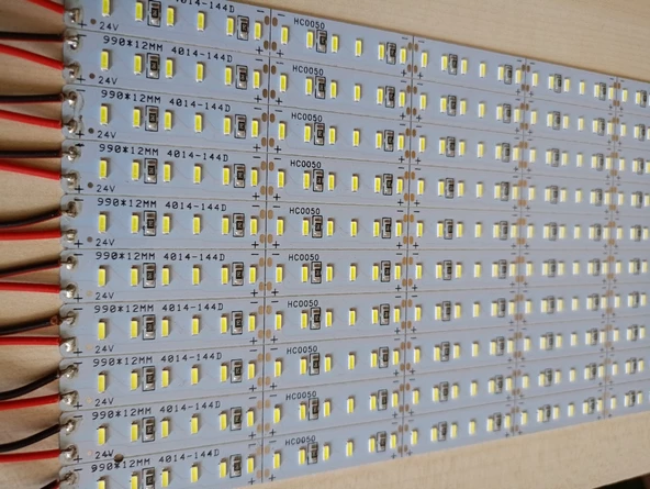 24 Volt 4014 Ledli Led Bar Aluminyum Cubuk 144 Led Beyaz/G.Işığı - 3