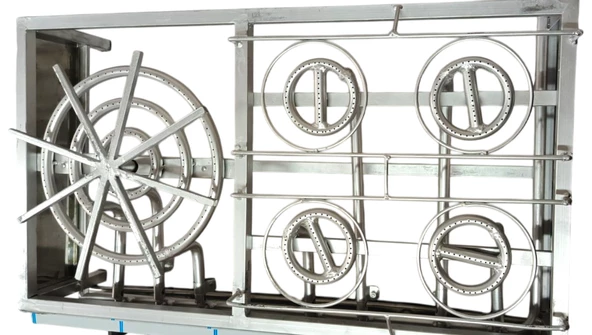 Künefe Ocağı 1 Büyük + 4 Tabaklı (80x48x24cm) LPG - 2