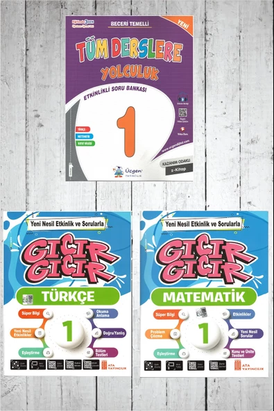 1.Sınıf Tüm Derslere Yolculuk+Türkçe+Matematik Kitabı