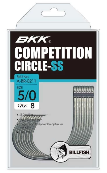 BKK Competition Circle-SS Light Wire Olta İğnesi  8/0
