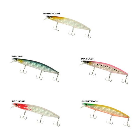 RYUJI FLASH MINNOW 12 5CM 19GR  Standart PINK FLASH