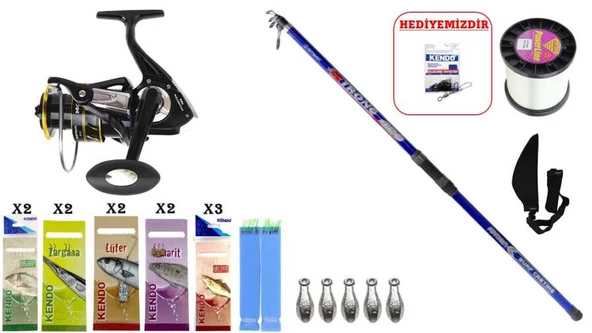 Remixon Strong 4.20m 100-250gr & Remixon Monster 7000 SURF SETİ