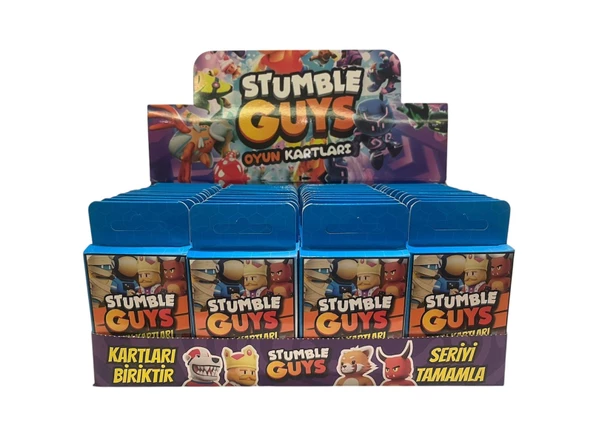 Stumble Guys Oyun Kartları 10 Kart 50 Farklı Karakter