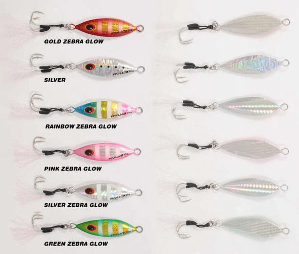 RYUJI SLOW KING JIG  GREEN ZEBRA GLOW 60GR