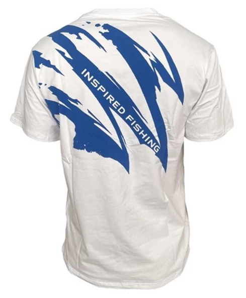 Okuma White Motif Cotton Short Sleeve Shirt  L - 2