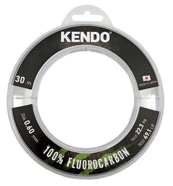 Kendo 100% Fluorocarbon White 30m Misina  0.70mm