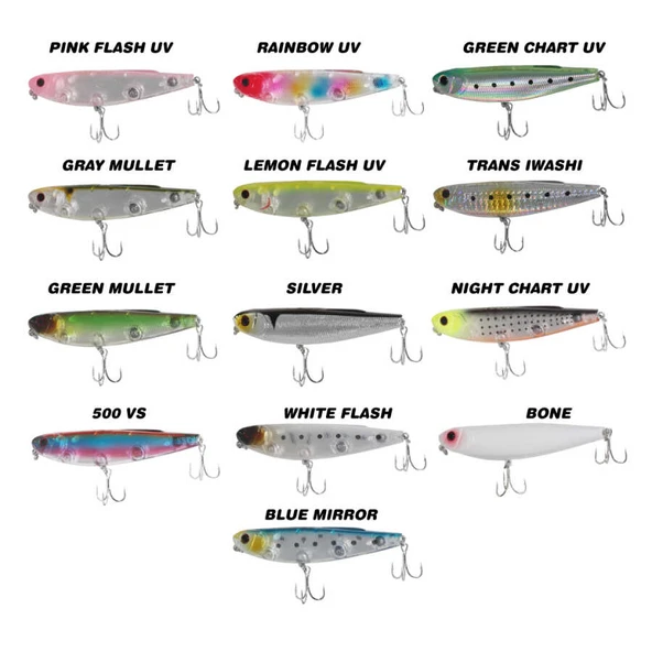 RYUJI CRAZY DOG 9.5CM 15GR  Standart LEMON FLASH UV