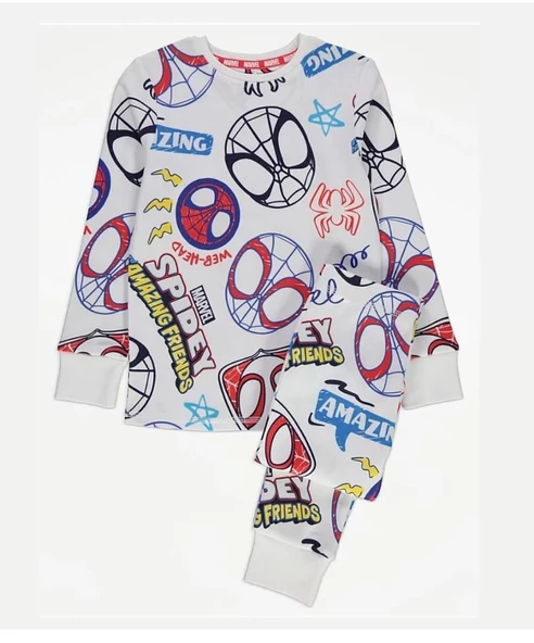 Spiderman Çocuk Pijama Takım - 2