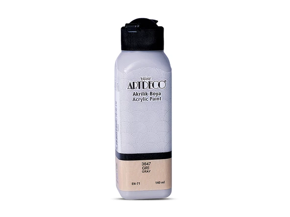 Artdeco Akrilik Boya 140ml Gri 3647