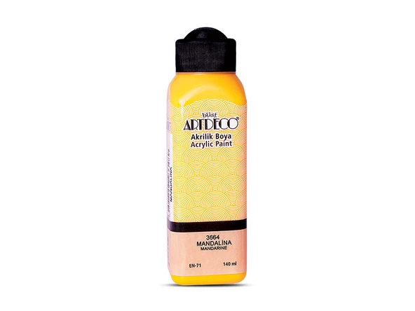 Artdeco Akrilik Boya 140ml Mandalina 3664