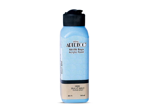Artdeco Akrilik Boya 140ml Bulut Mavi 3609