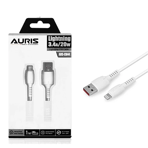 Auris ARS-CB44 3.4A Lightning Kablo