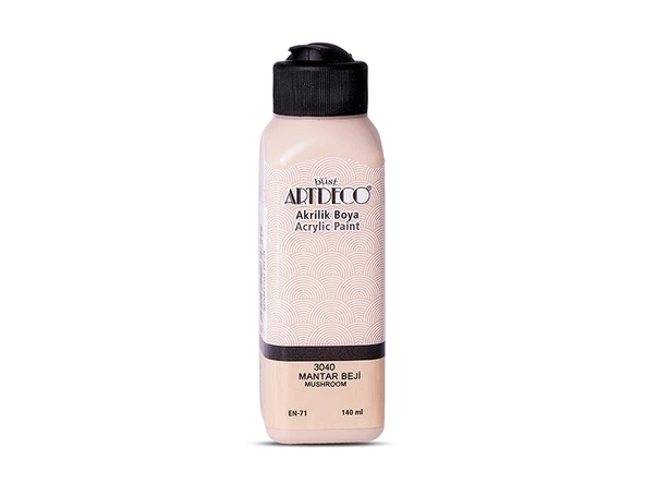 Artdeco Akrilik Boya 140ml Mantar Beji 3040