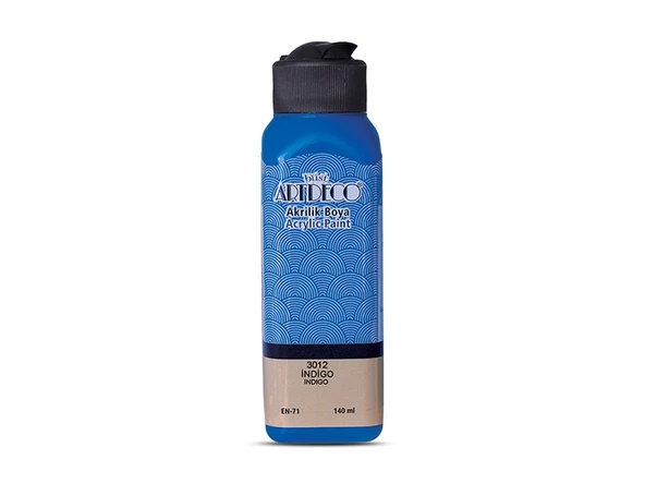 Artdeco Akrilik Boya 140ml İndigo 3012
