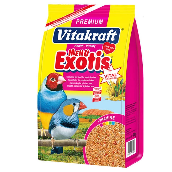 Vitakraft Menu Egzotik FInch Yemi 500 Gr