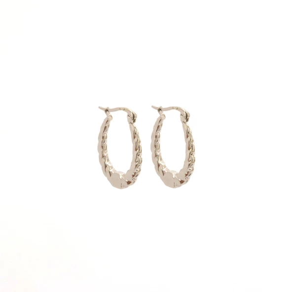 Çelik Halka Küpe Burgu Model UNK-817 - Resim 2