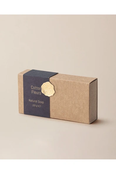 Madame Coco Répertoire Doğal Katı Sabun - Cotton Fleurs - 100 g - Resim 3