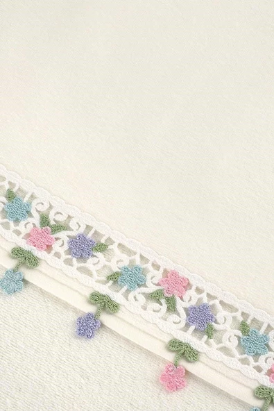 Arliva Alya %100 Pamuklu Kadife Nakışlı Çeyizlik Mutfak Havlusu 30 x 50 - 4