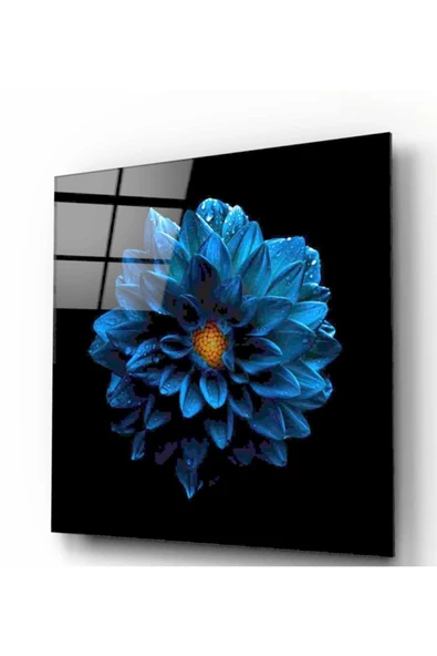 Çiçek Dekoratif ve Modern Cam Tablo