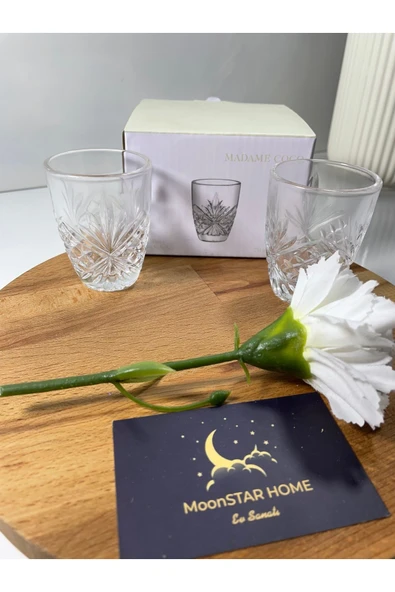 Madame Coco Aron 4'lü Mini Kahve Yanı Bardağı Seti 70 ml - 2