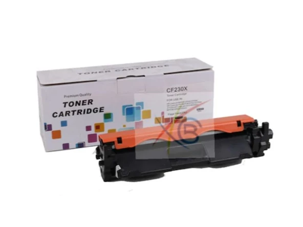 HP CF230X-CRG051H Muadil ÇİPLİ Siyah Toner M203-M227MFP (3500 Sf)