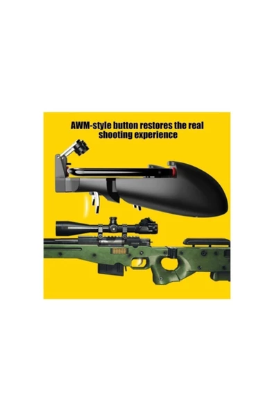 Memo Pubg Mobile Gamepad Kontroller 6 Parmak Kullanım Joystick Ak 66 + Terletmez Parmak Eldiven - 4