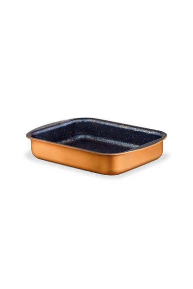 Madame Coco Chef Granite Look Köşeli Fırın Tepsisi 25 Cm - 2