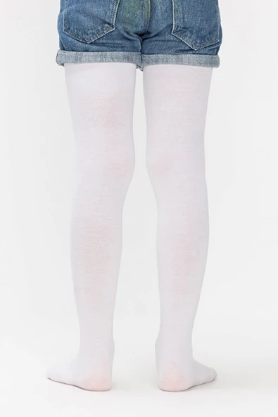 PENTİ PRETTY EXTRA COTTON KÜLOTLU ÇORAP BEYAZ 4-5 YAŞ - 2