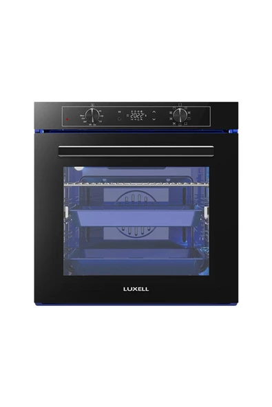 LUXELL PLATINIUM ANKASTRE SET SIYAH(A68-SGF3DDT FIRIN+OC88 OCAK+835 DAVLUMBAZ) - 2