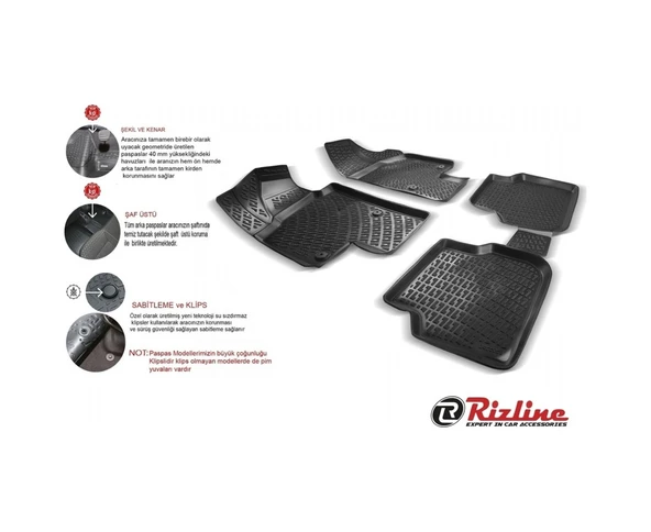 Rizline Peugeot 2008 Elektrikli 2022 + 3D Havuzlu Paspas - Resim 3