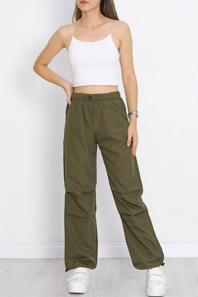 Paraşüt Kumaş Pantolon Haki - 2