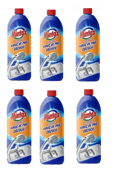 Mintax Mintax Kireç Ve Pas Sökücü 1000 Ml X 6ad.