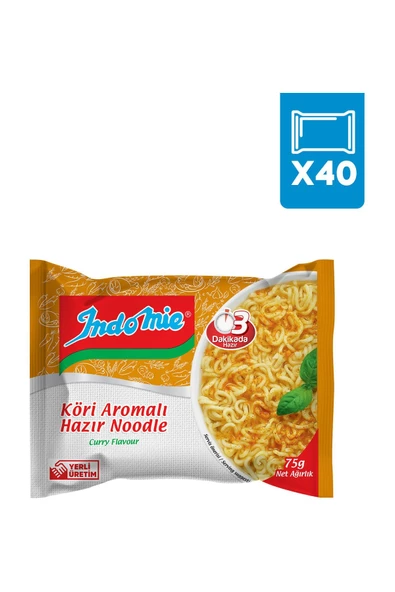 İndomie İndomie Indomie 40'lı Köri Aromalı Hazır Noodle Paket - 2
