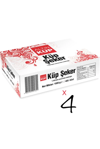 ALTINKÜP ALTINKÜP Küp Şeker 405 Li 1 kg 4 Adet