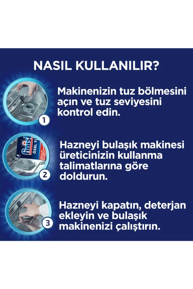 Finish Finish Bulaşık Makinesi  Tuzu  Kireç Kalıntılarına Karşı Koruyucu  6000 gram (1500x4) - 2