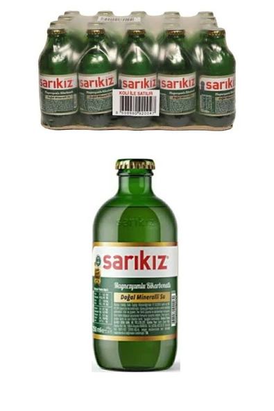 Sarıkız Sarıkız Magnezyum'lu Bikarbonat'lı Maden Suyu 24 Adet