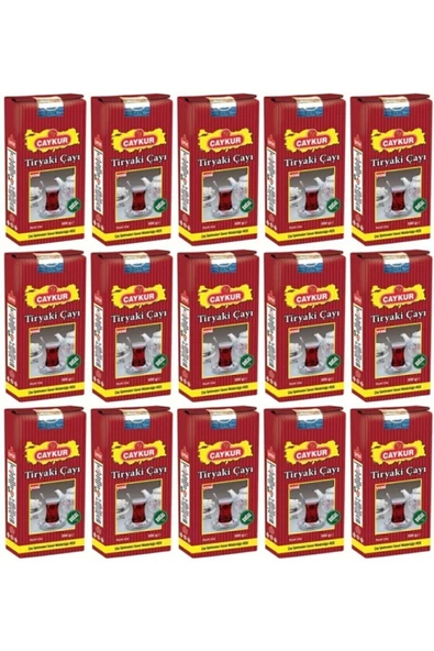 Çaykur Çaykur Tiryaki Siyah Dökme Çay 500gr 15 Adet