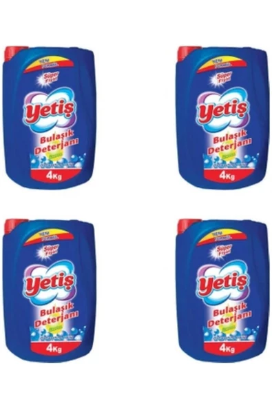 YETİŞ YETİŞ Bulaşık Deterjanı 4 Kg X4 Adet