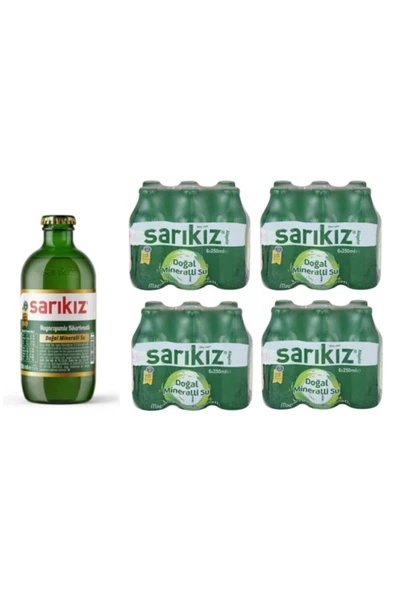 Sarıkız Sarıkız Sade(soda) Maden Suyu 250 Ml X 24 Adet