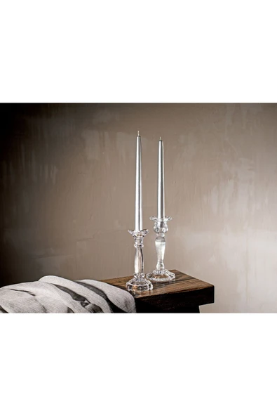 Madame Coco Répertoire Le Cadeau Şamdan Mum - Silver - 25 Cm - 3
