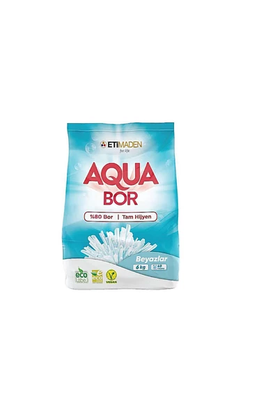 ETİ MADEN ETİ MADEN Eti Maden Aqua Bor 6 Kg Beyaz Toz Deterjan - 2