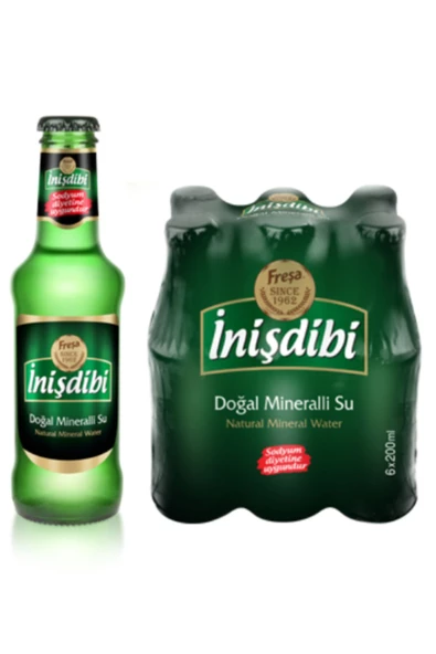 FREŞA FREŞA Inişdibi Doğal Maden Suyu 6 X 200 ml