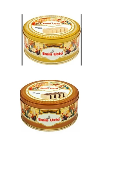 EMİN USTA EMİN USTA Sade Tahin Helvası + Kakaolu (860gr+860gr)